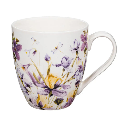 Golden Lilac Ceramic Cup