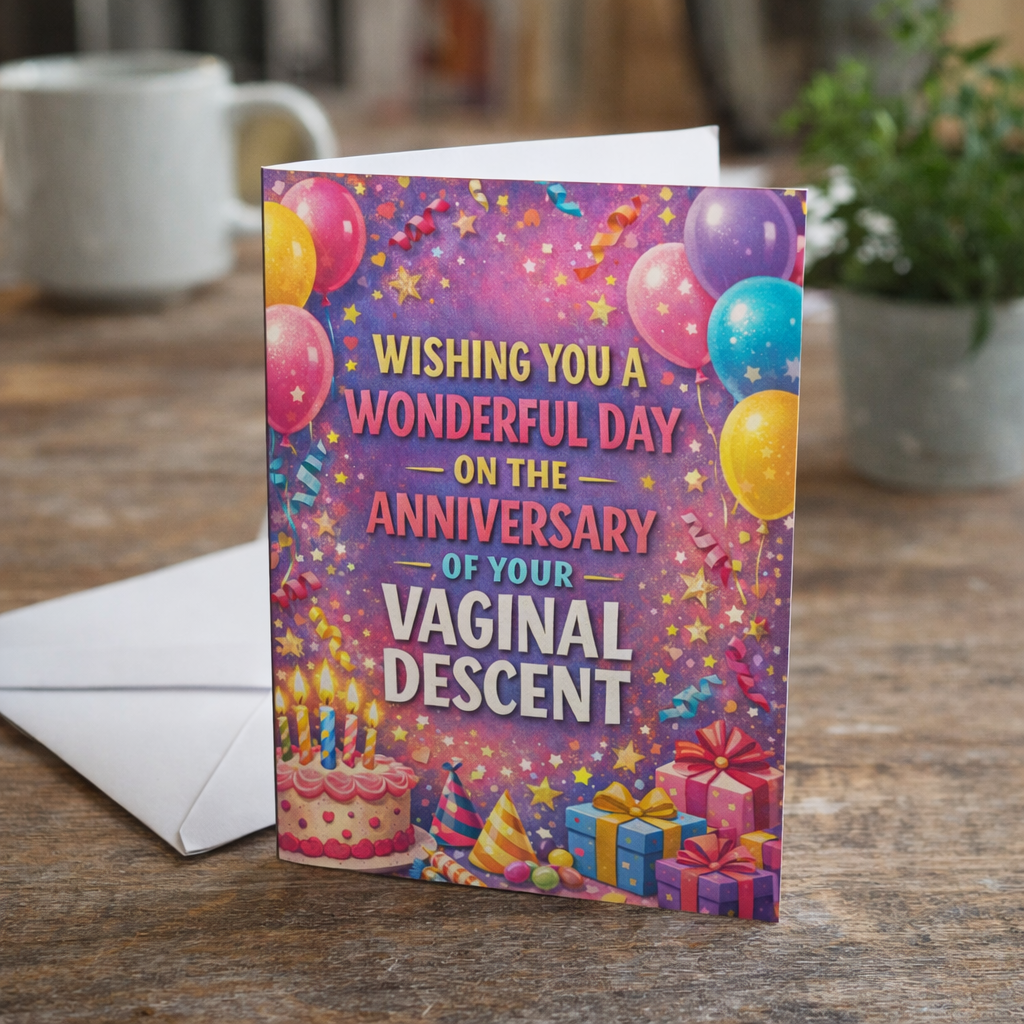Wishing You a Wonderful Anniversary Birthday Card: Card and Envelope Only