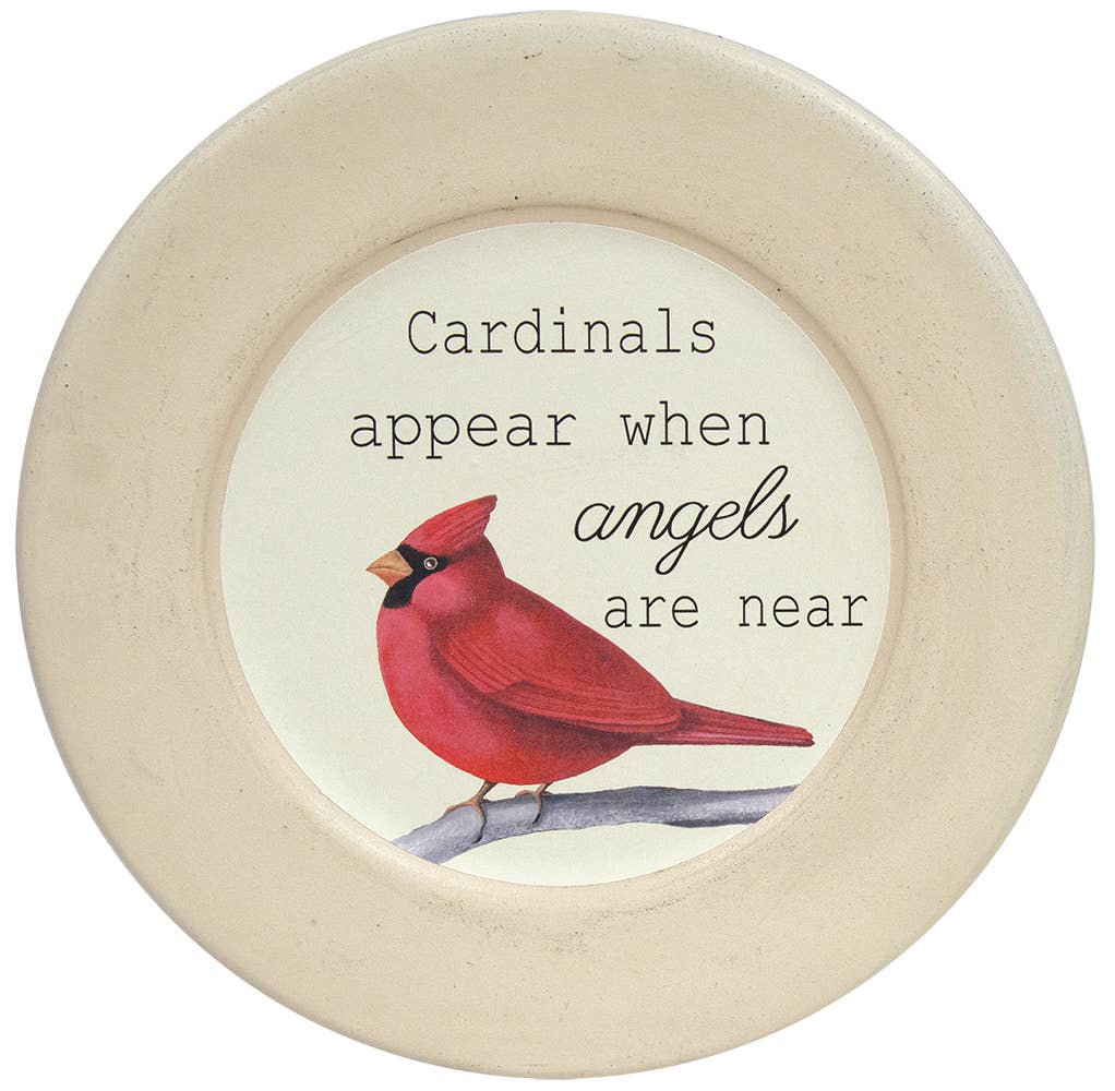 Cardinal Plate, 3 Assorted