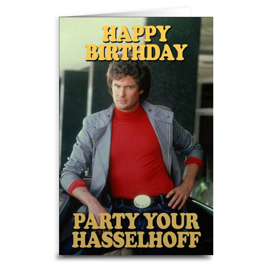 David Hasselhoff Birthday Greeting Card: Card and Envelope Only