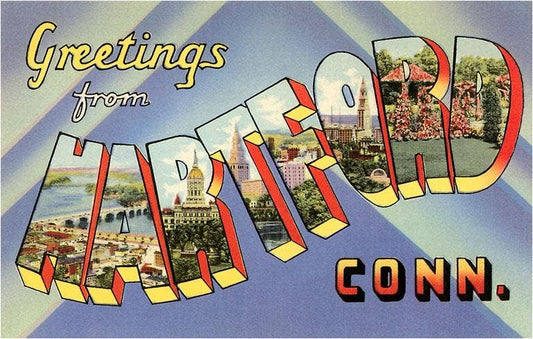 Postcard CT-29 Greetings from Hartford