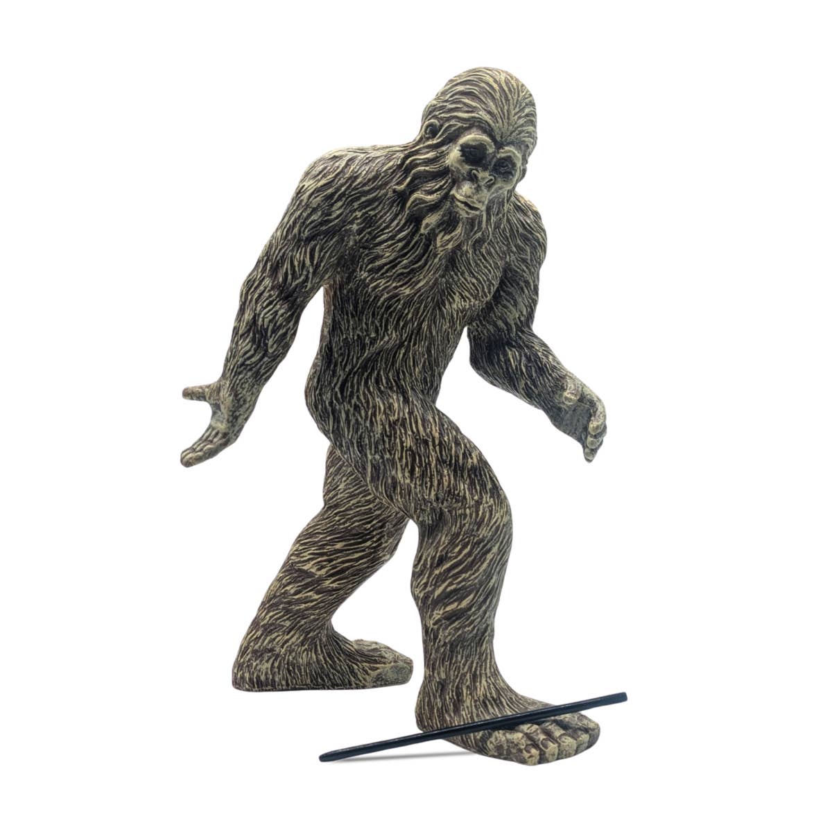 Bigfoot Classic Standing Statue 11.5 inch H w/ metal stake: Stonewash
