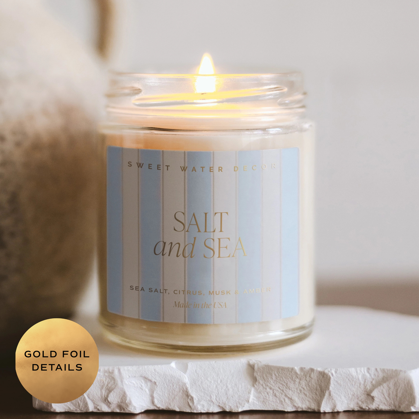 Salt and Sea 9 oz Soy Candle