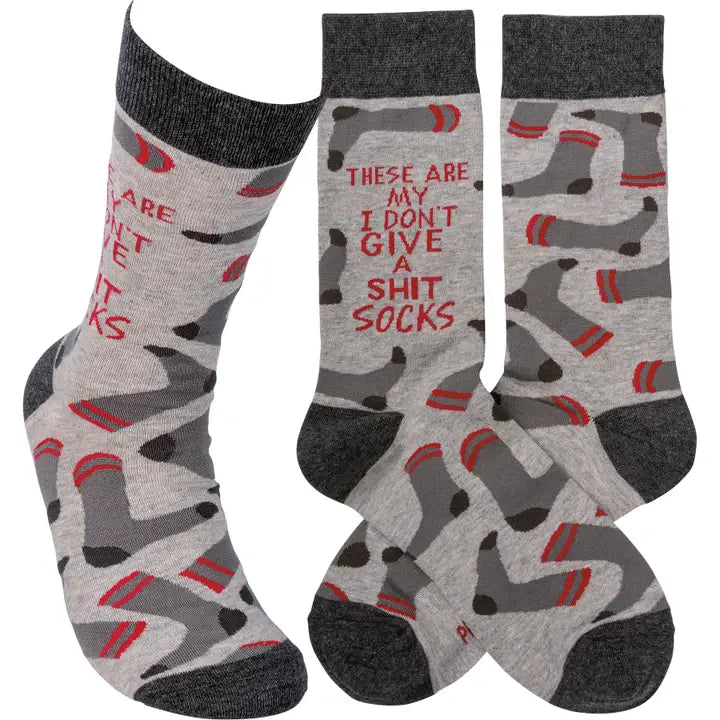 These are my I Don’t Give a Shit Socks