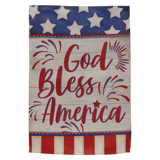 God Bless American Garden Flag