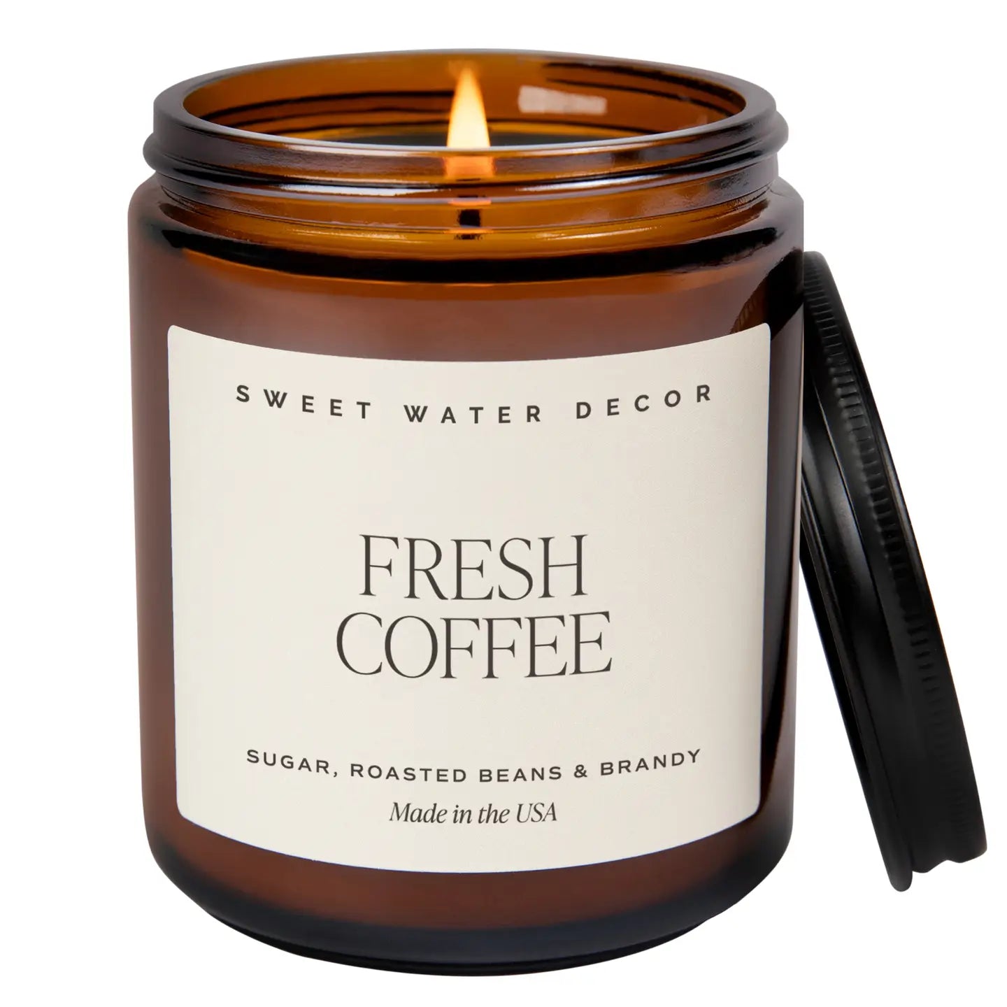 Fresh Coffee 9oz Amber Jar Candle