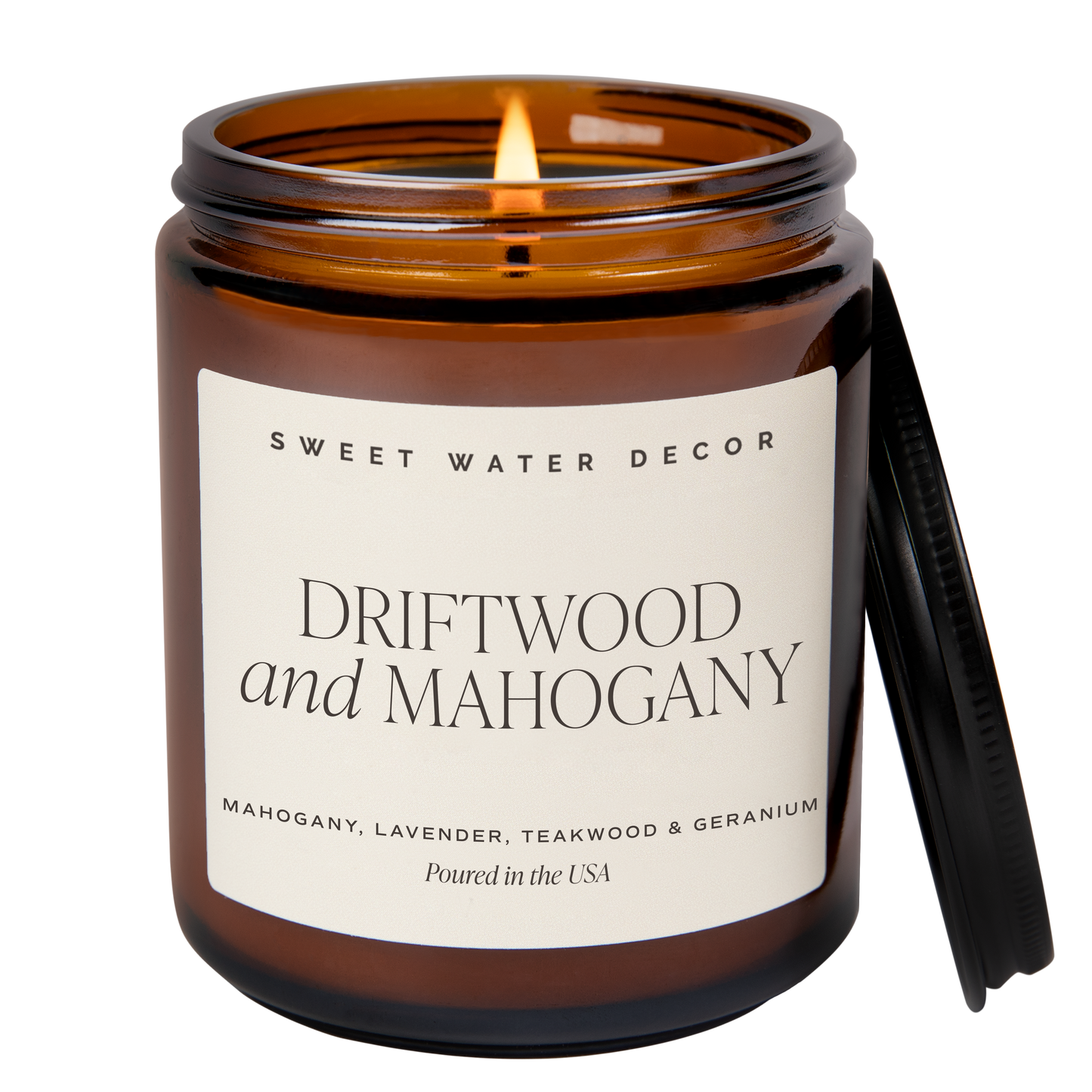 Driftwood and Mahogany 9 oz Soy Candle