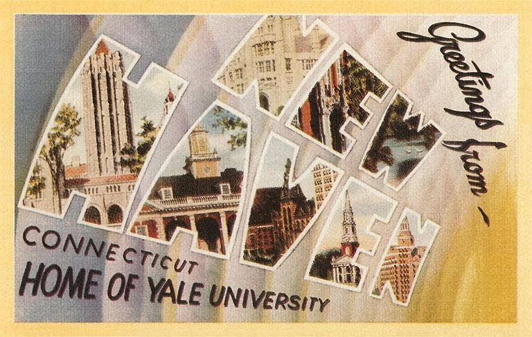 Postcard CT-282 Greetings from New Haven
