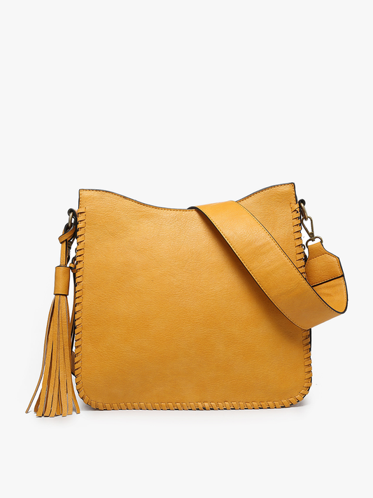 Nina Whipstitch Crossbody Bag | M1888 : Mustard