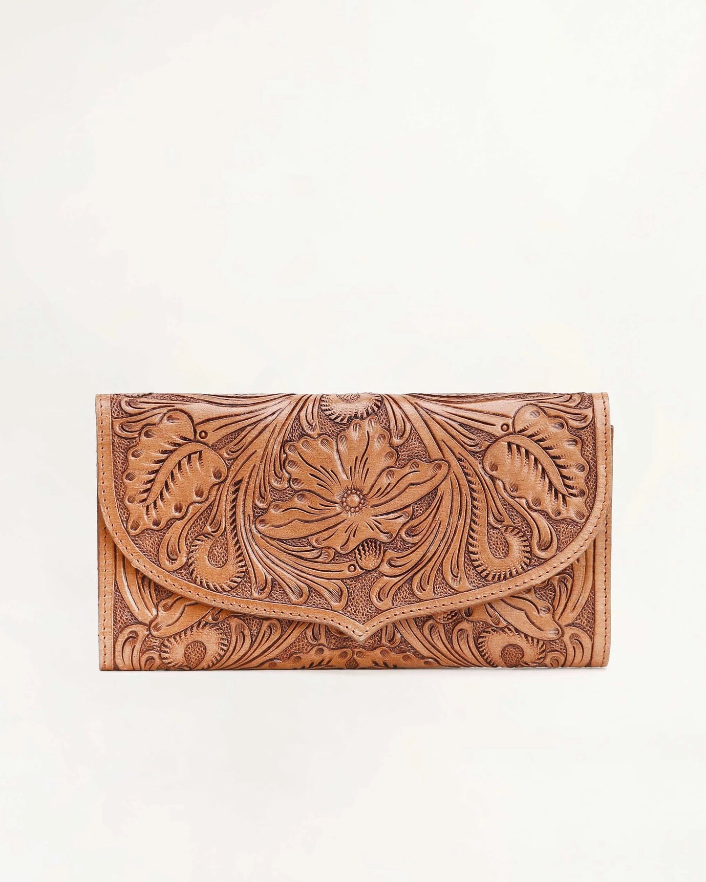 Loyal West - Gloriana Wallet in Hand-tooled Leather