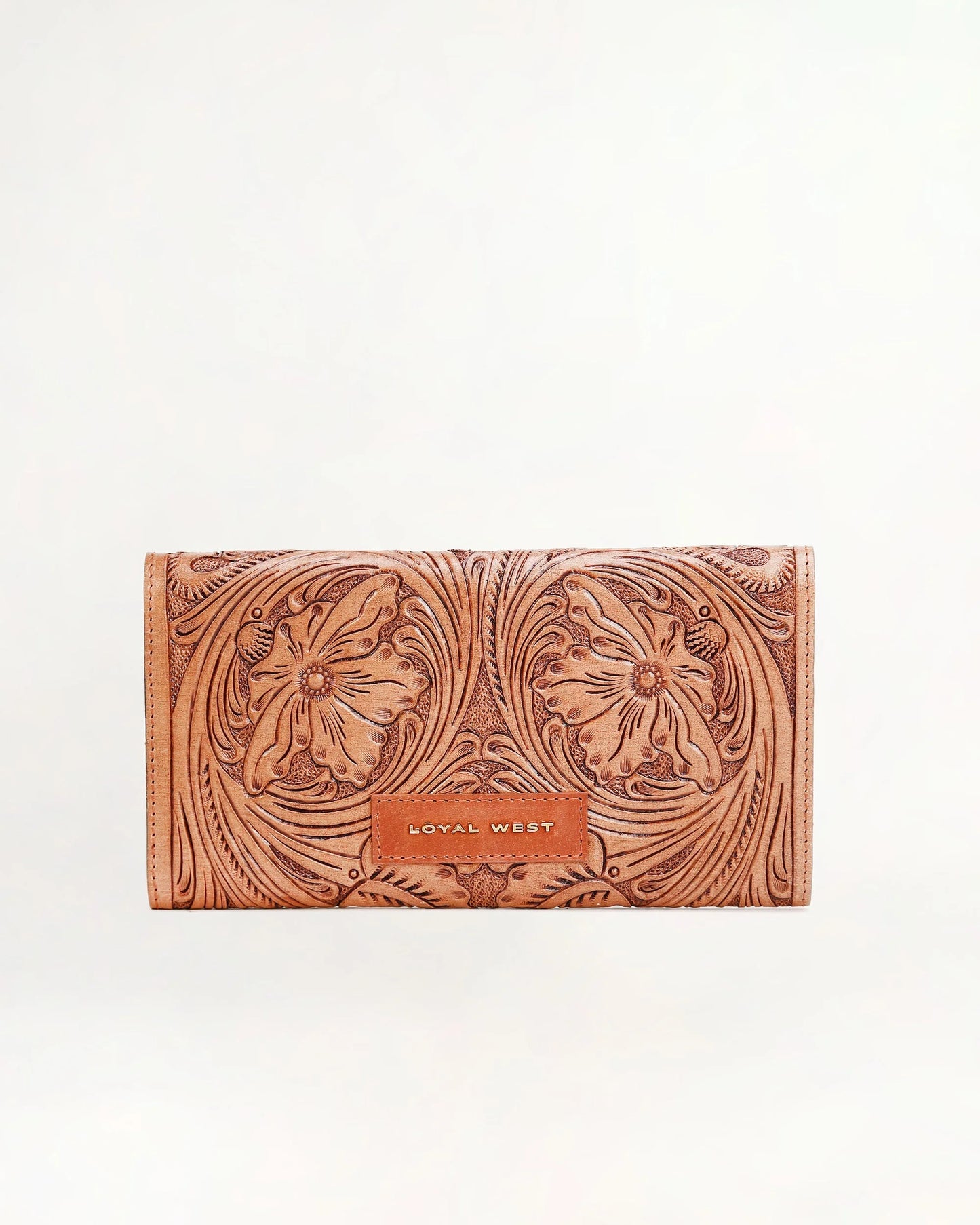Loyal West - Gloriana Wallet in Hand-tooled Leather