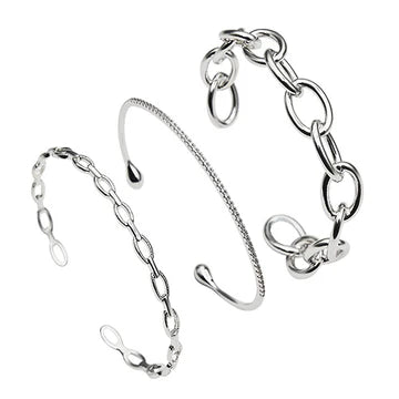 Harmony Trio Bracelet - White Gold