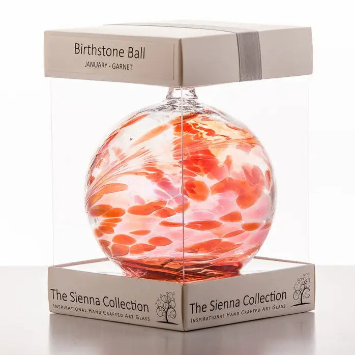 10cm Birthstone Ball - January