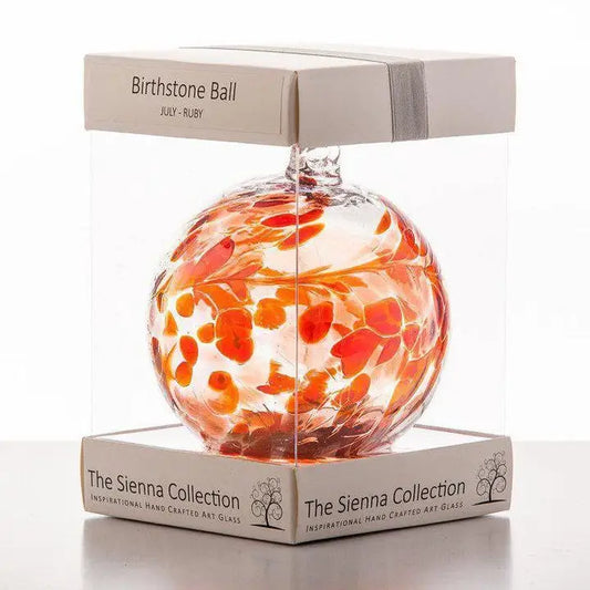 10cm Birthstone Ball - July