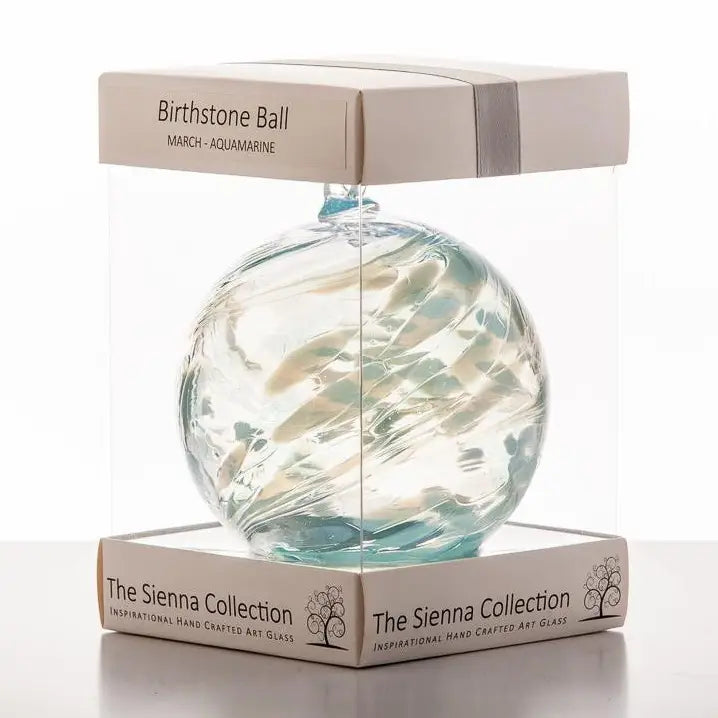 10cm Birthstone Ball - March