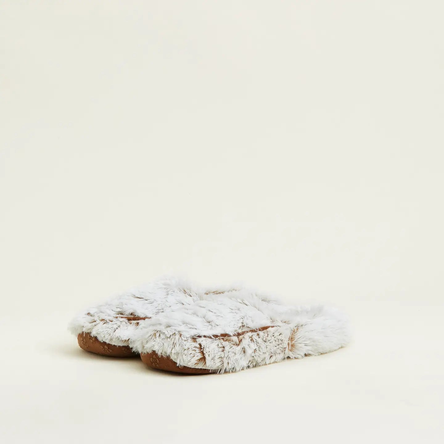 Marshmallow Brown Warmies Slippers