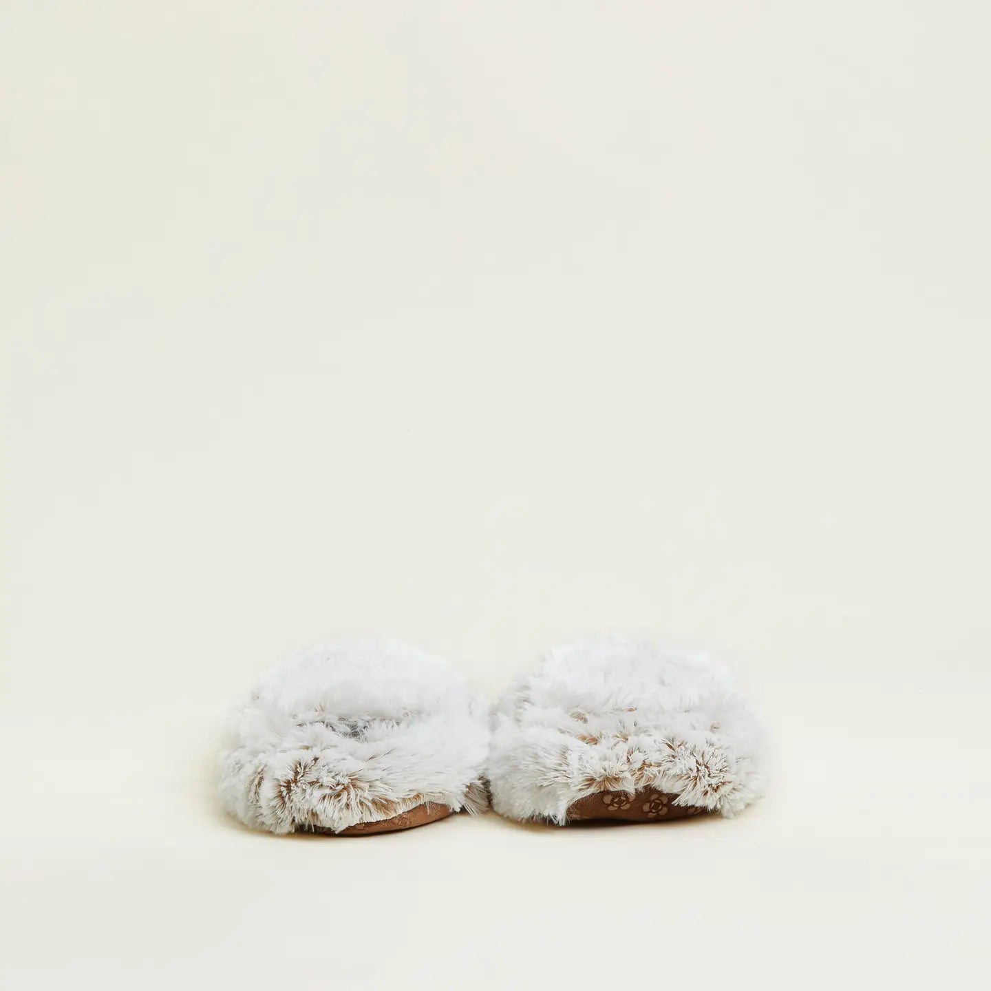 Marshmallow Brown Warmies Slippers
