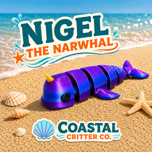 Nigel the Narwhal - Coastal Critter