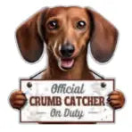 Dachshund Red Chip Clip