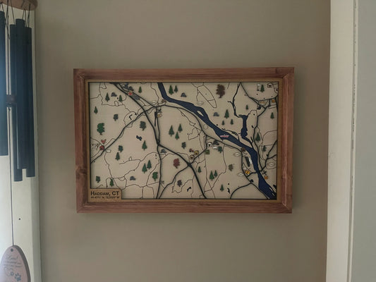 Haddam Fusion - 12 x 20 Town Map
