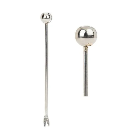 Silver Ball Cocktail Pick